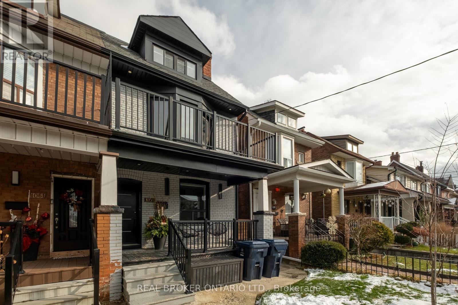 1059 Saint Clarens Avenue, Toronto, ON - Outdoor With Deck Patio Veranda With Facade