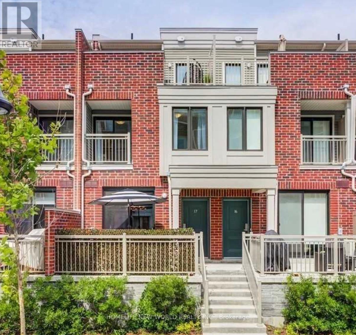 17 - 135 Long Branch Avenue, Toronto, ON - Outdoor With Balcony With Facade