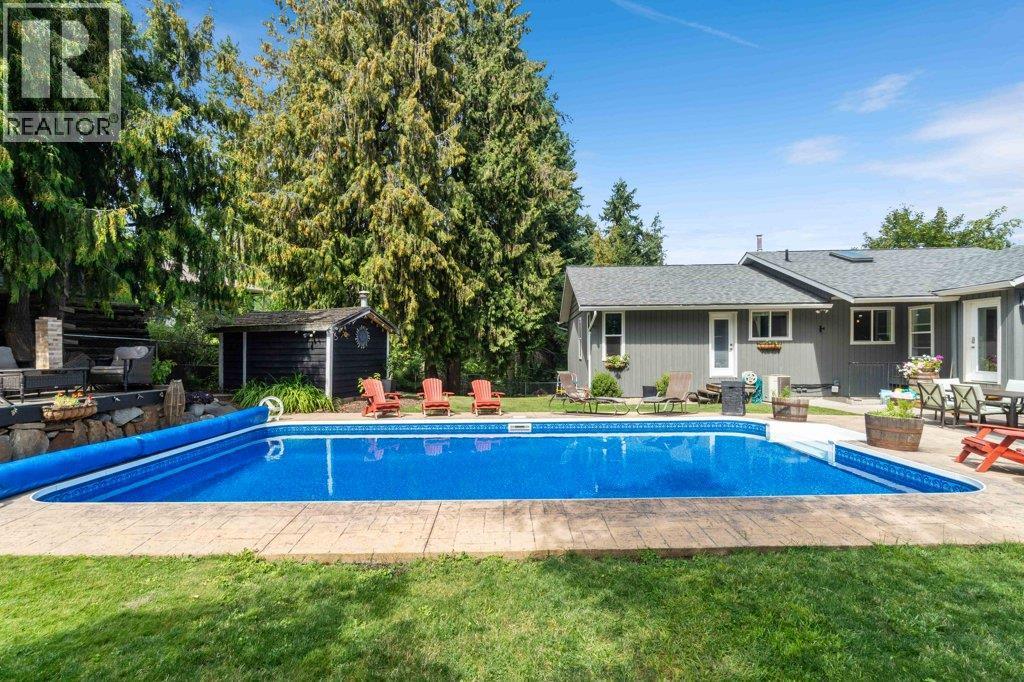 2131 21 Street Ne, Salmon Arm, BC - Outdoor With In Ground Pool With Backyard