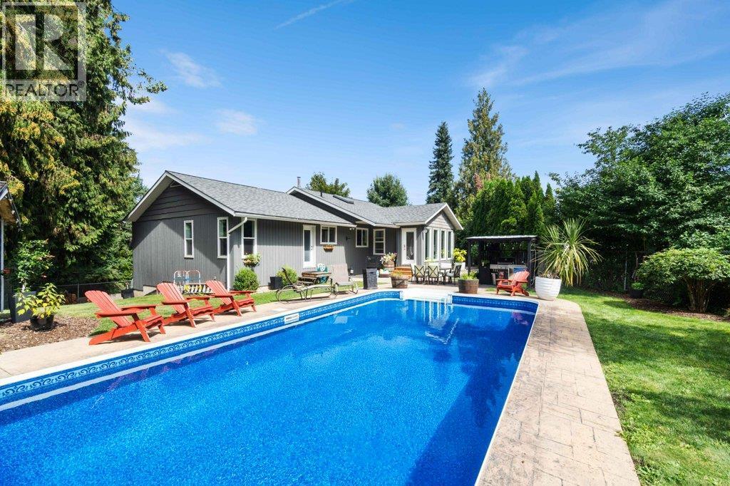2131 21 Street Ne, Salmon Arm, BC - Outdoor With In Ground Pool With Backyard