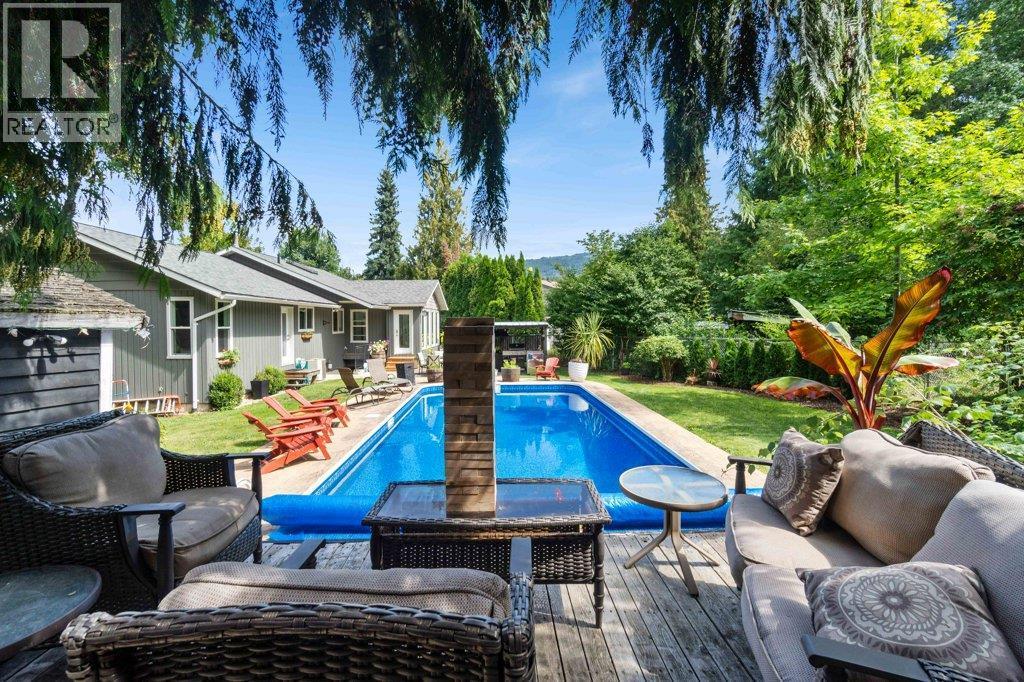 2131 21 Street Ne, Salmon Arm, BC - Outdoor With In Ground Pool With Deck Patio Veranda