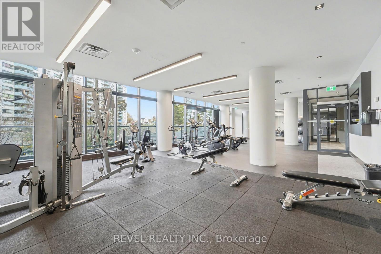 1506 - 1461 Lawrence Avenue E, Toronto, ON - Indoor Photo Showing Gym Room