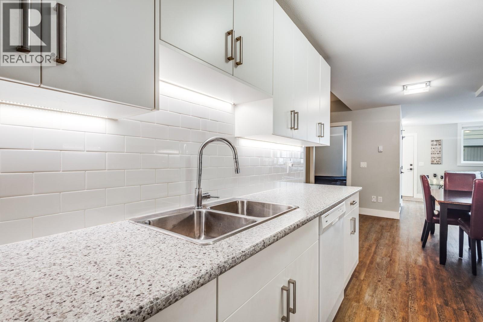Suite Kitchen - 2594 Crown Crest Drive, West Kelowna, BC - Indoor Photo Showing Kitchen With Double Sink