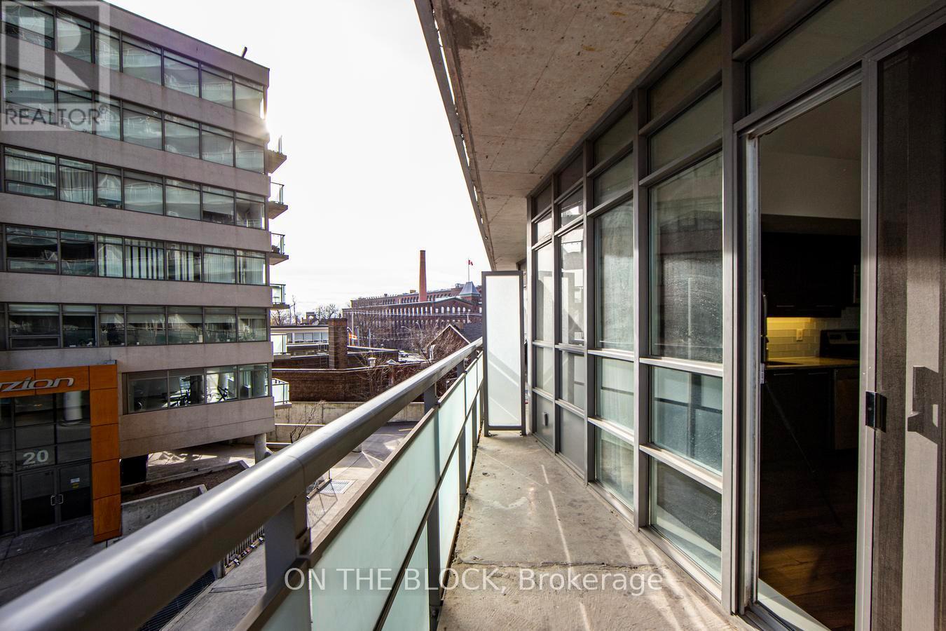 302 - 38 Joe Shuster Way, Toronto, ON - Outdoor With Balcony