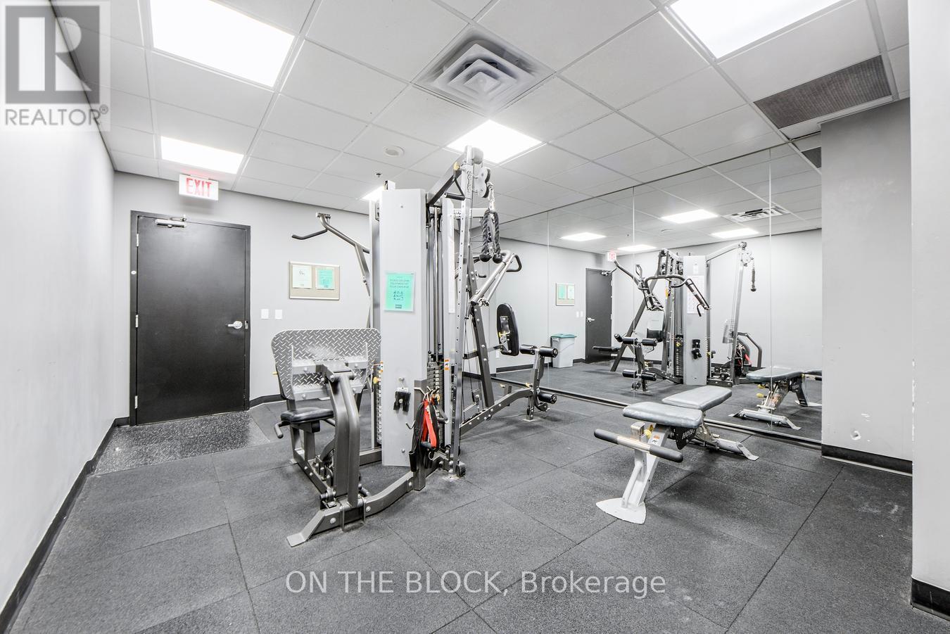 Fitness Centre - 302 - 38 Joe Shuster Way, Toronto, ON - Indoor Photo Showing Gym Room