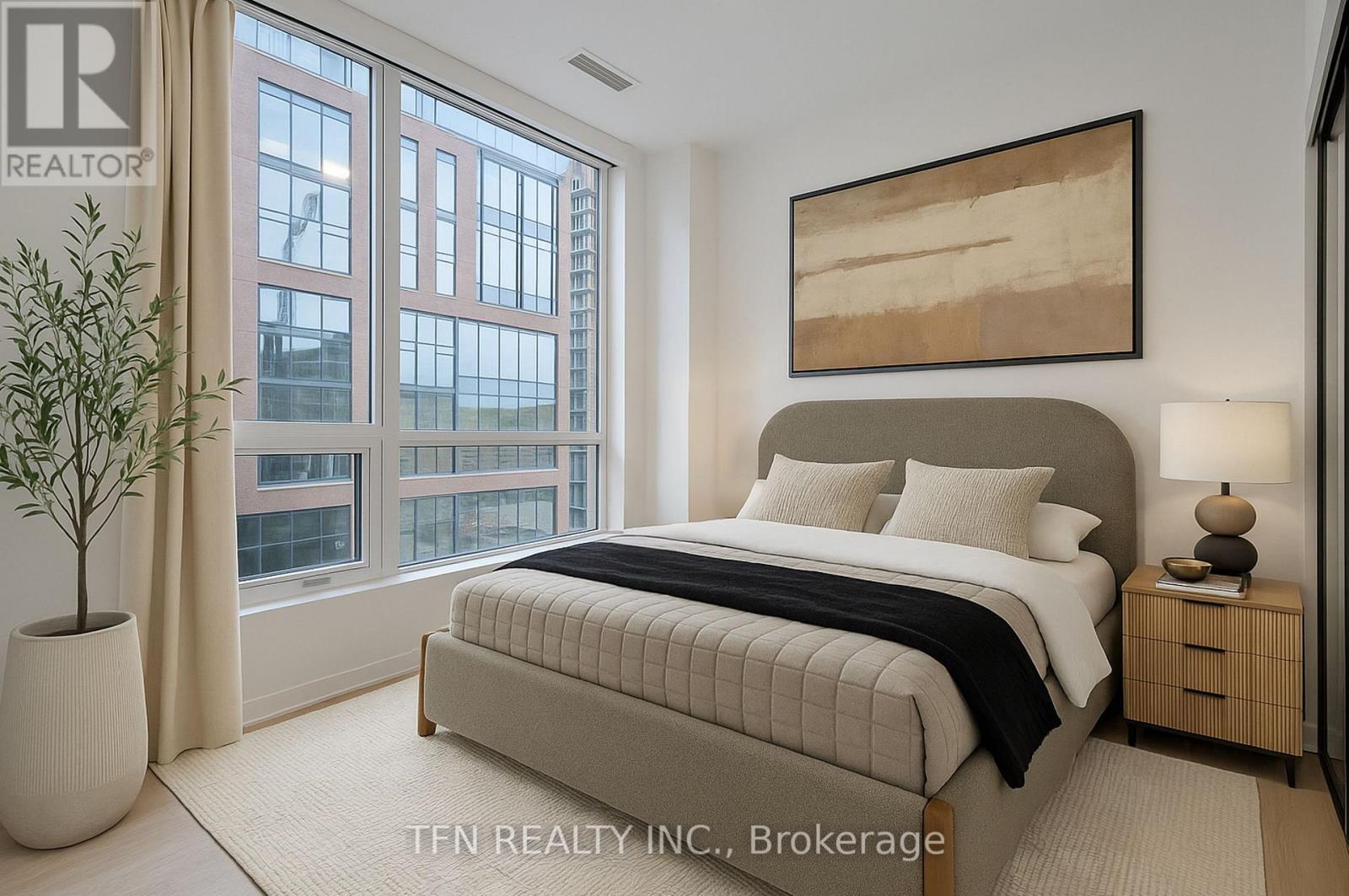 Virtually Staged - 532 - 15 Richardson Street, Toronto, ON - Indoor Photo Showing Bedroom