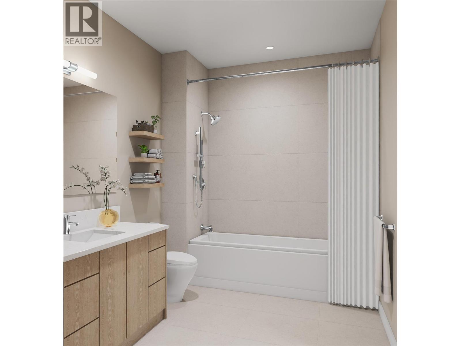 *Photos are a rendering of upcoming new build - 743 Morrison Grove Unit# 6, Kelowna, BC - Indoor Photo Showing Bathroom