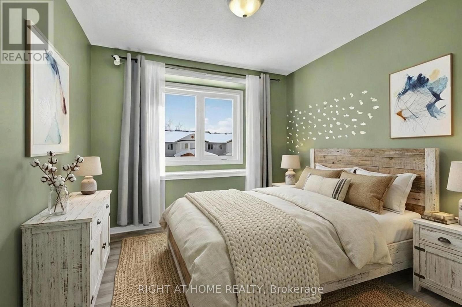 Virtually staged bedroom #2 - 812 Nesting Way, Ottawa, ON - Indoor Photo Showing Bedroom