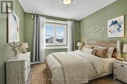 Virtually staged bedroom #2 -