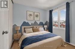 Virtually staged bedroom #3 -
