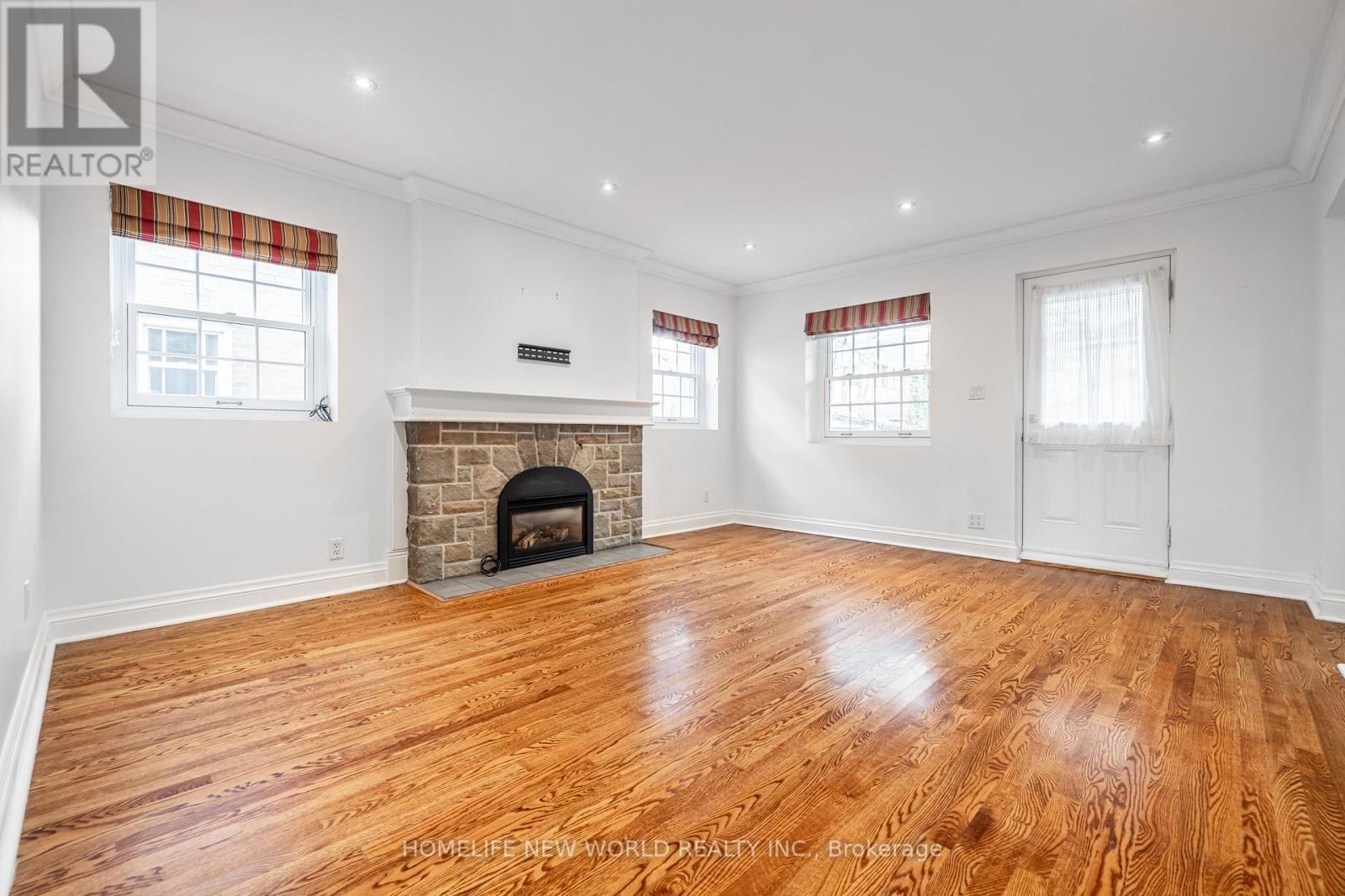 1107 Royal York Road, Toronto, ON - Indoor With Fireplace