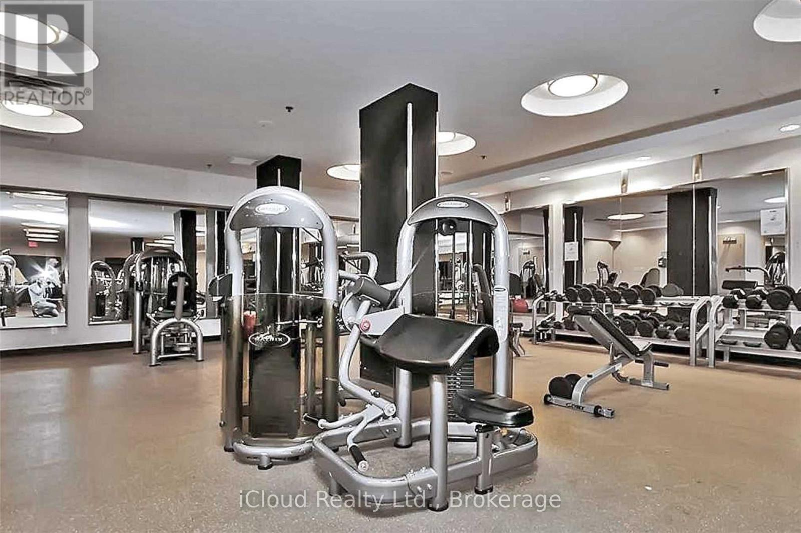 403 - 80 Absolute Avenue, Mississauga, ON - Indoor Photo Showing Gym Room