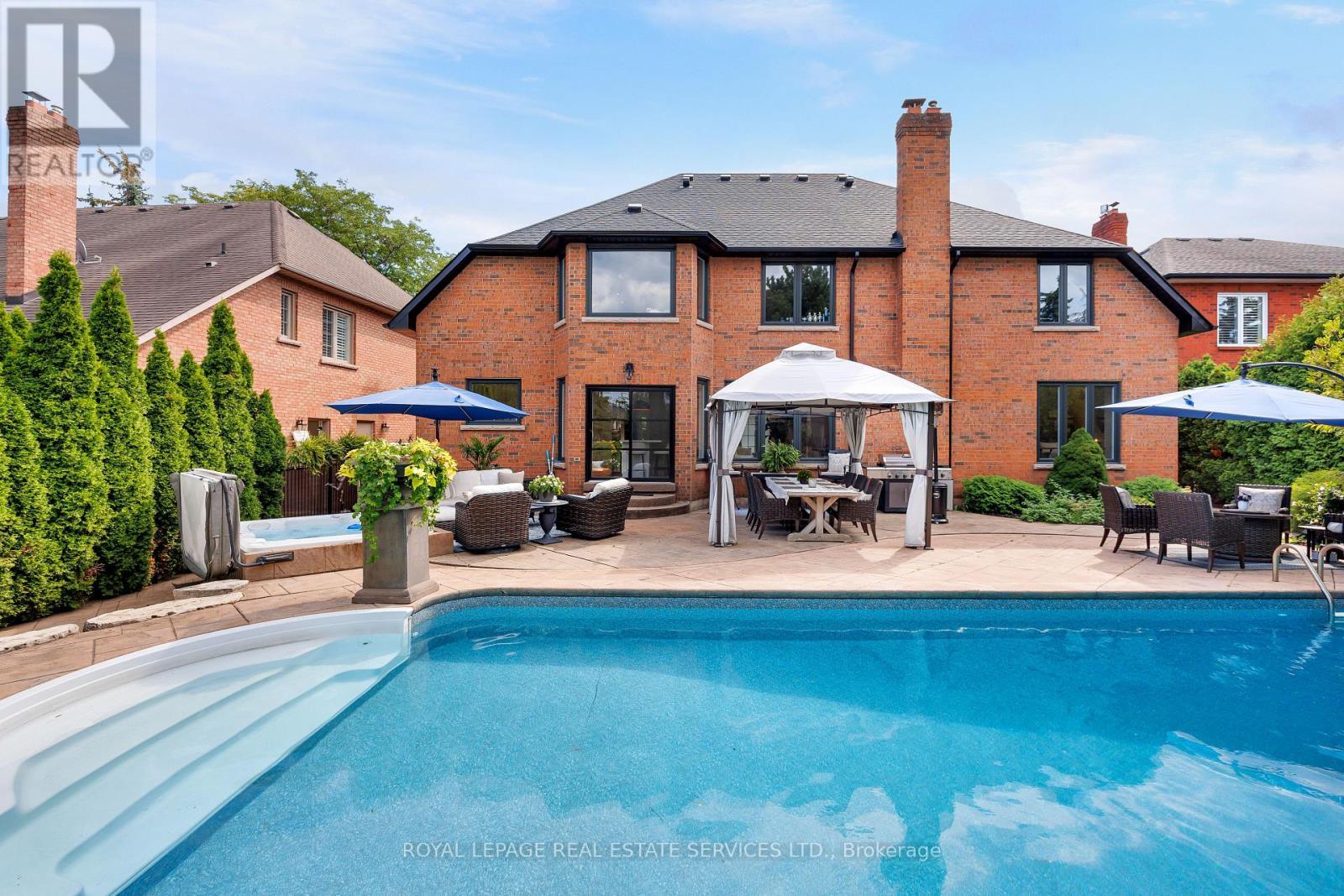 1483 The Links Drive, Oakville, ON - Outdoor With In Ground Pool With Deck Patio Veranda With Backyard With Exterior