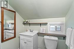 Upper bathroom with shower -