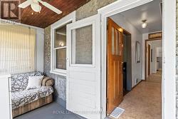 Covered front veranda -