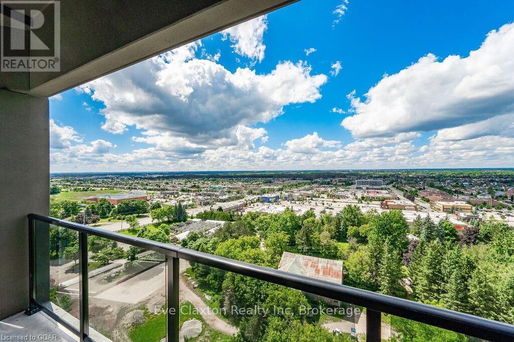 1105 - 1880 Gordon Street, Guelph (Pineridge/Westminster Woods), ON - Outdoor With Balcony With View