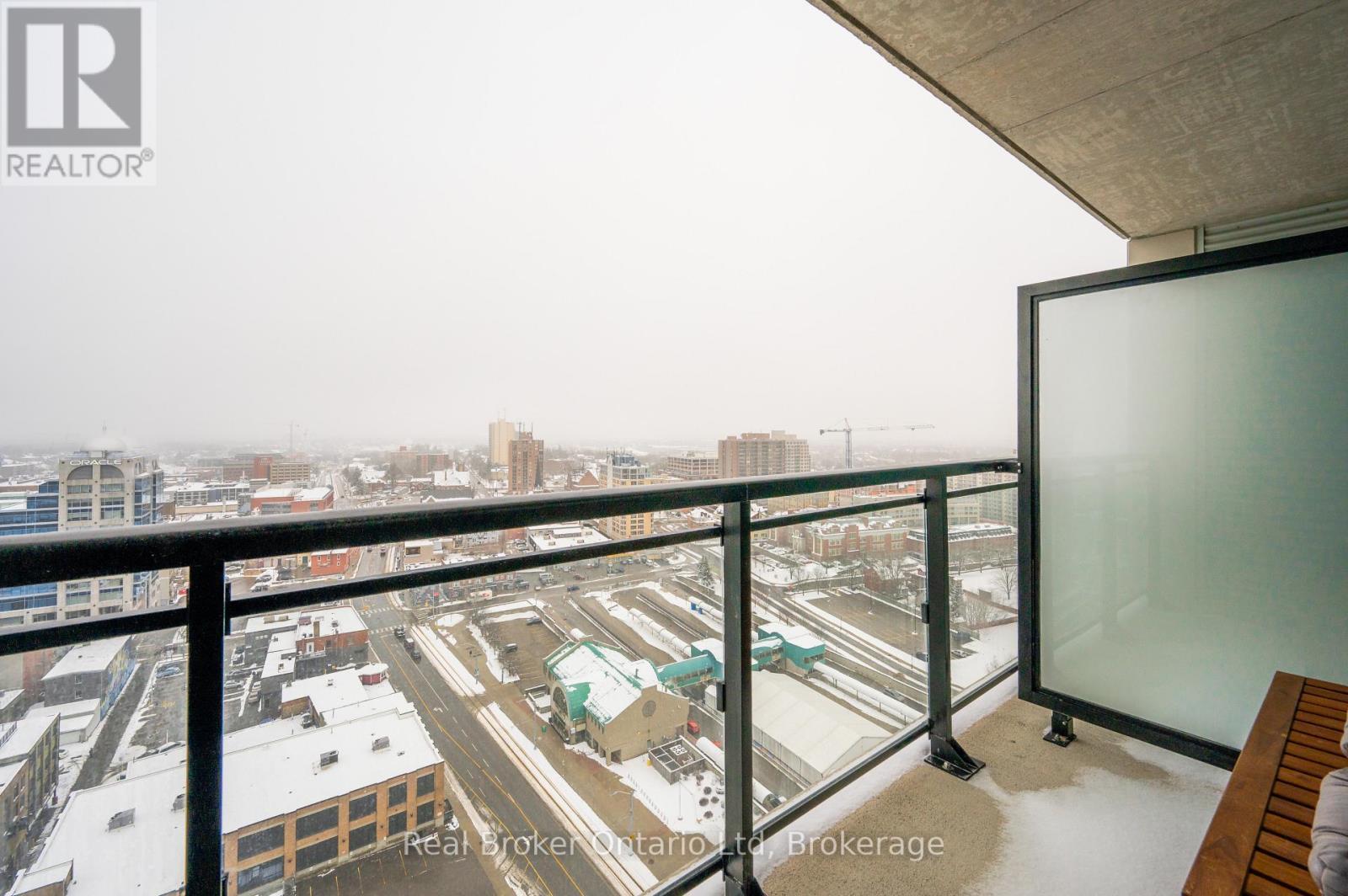 2003 - 60 Charles Street W, Kitchener, ON - Outdoor With Balcony With View