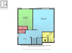 LOWER LEVEL WITH 4TH BEDROOM, BATHRM & FAMILY ROOM -