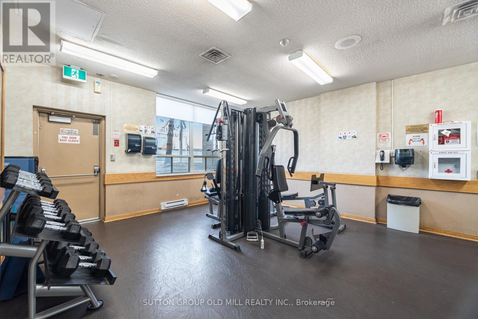 504 - 215 Wynford Drive, Toronto, ON - Indoor Photo Showing Gym Room