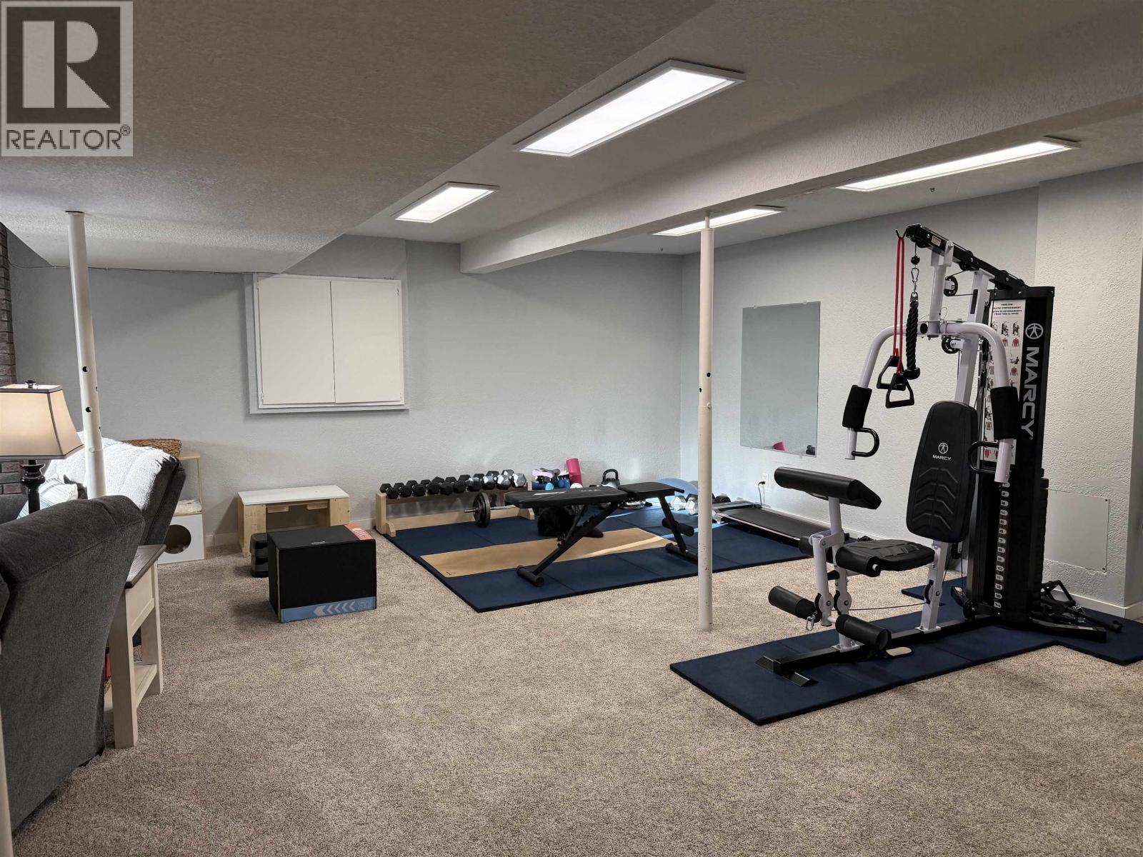 152 Vanderview Drive, Vanderhoof, BC - Indoor Photo Showing Gym Room