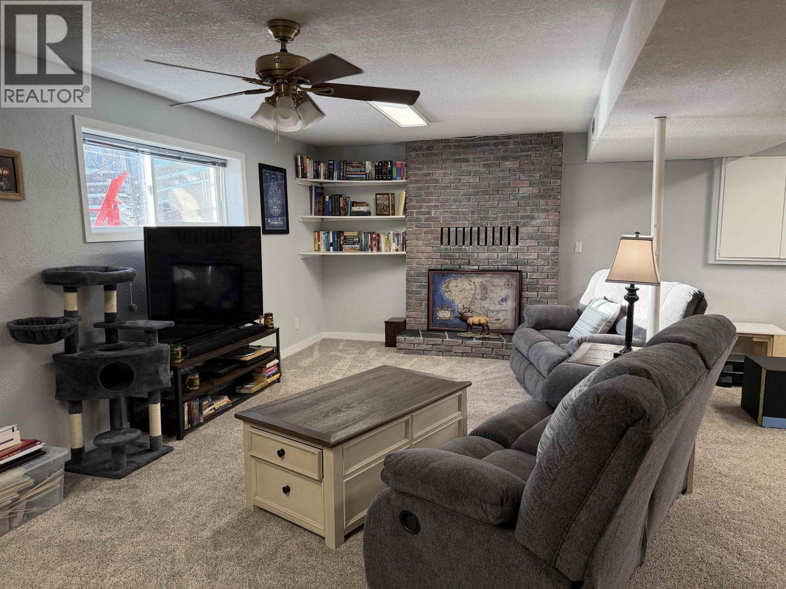 152 Vanderview Drive, Vanderhoof, BC - Indoor With Fireplace