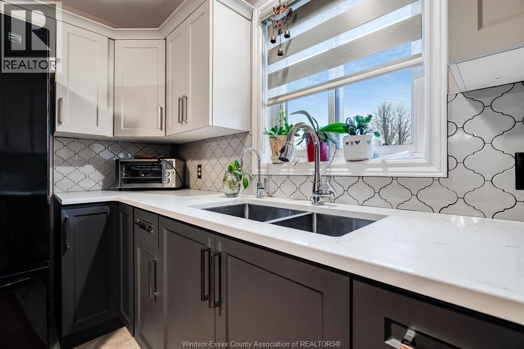 1368 Chateau Avenue, Windsor, ON - Indoor Photo Showing Kitchen With Double Sink
