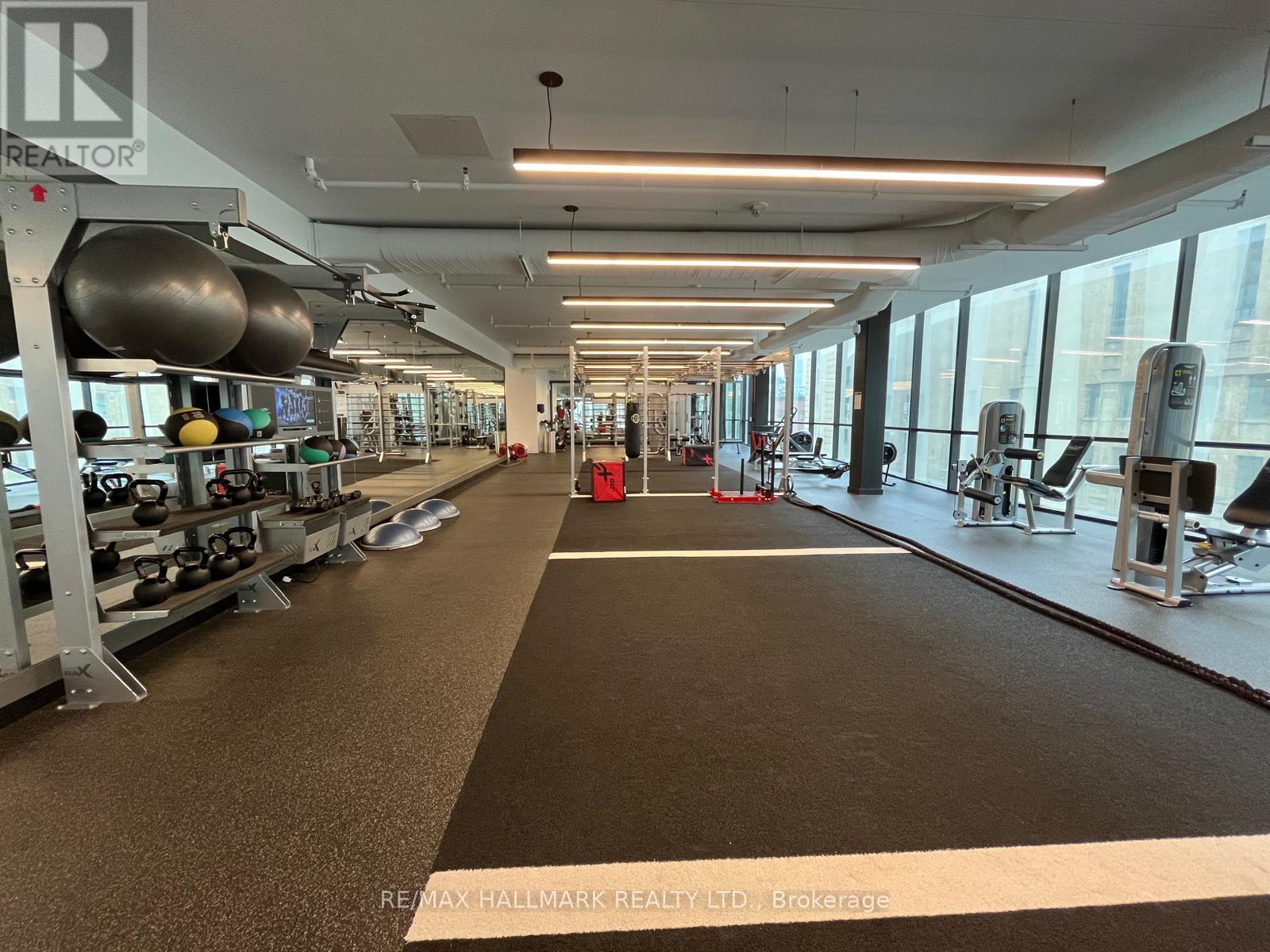 4003 - 85 Wood Street, Toronto, ON - Indoor Photo Showing Gym Room