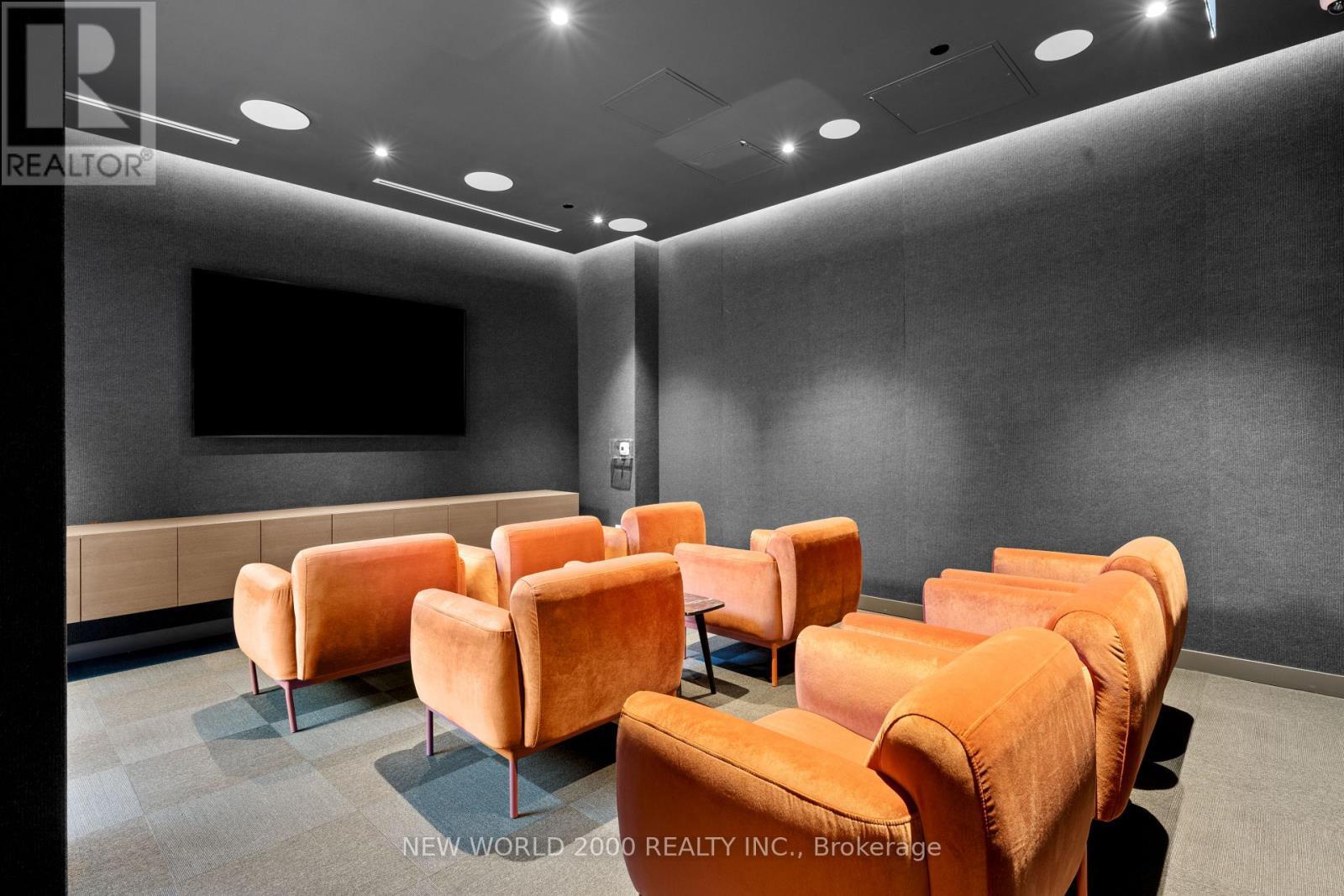 Screening Room - Movie Theatre - 602 - 101 Roehampton Avenue, Toronto, ON - Indoor Photo Showing Other Room
