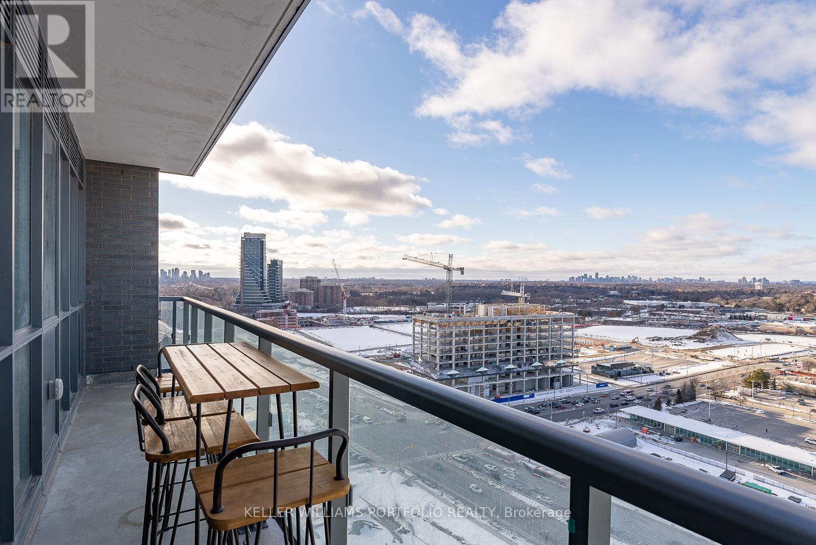 2203 - 6 Sonic Way, Toronto, ON - Outdoor With Balcony With View