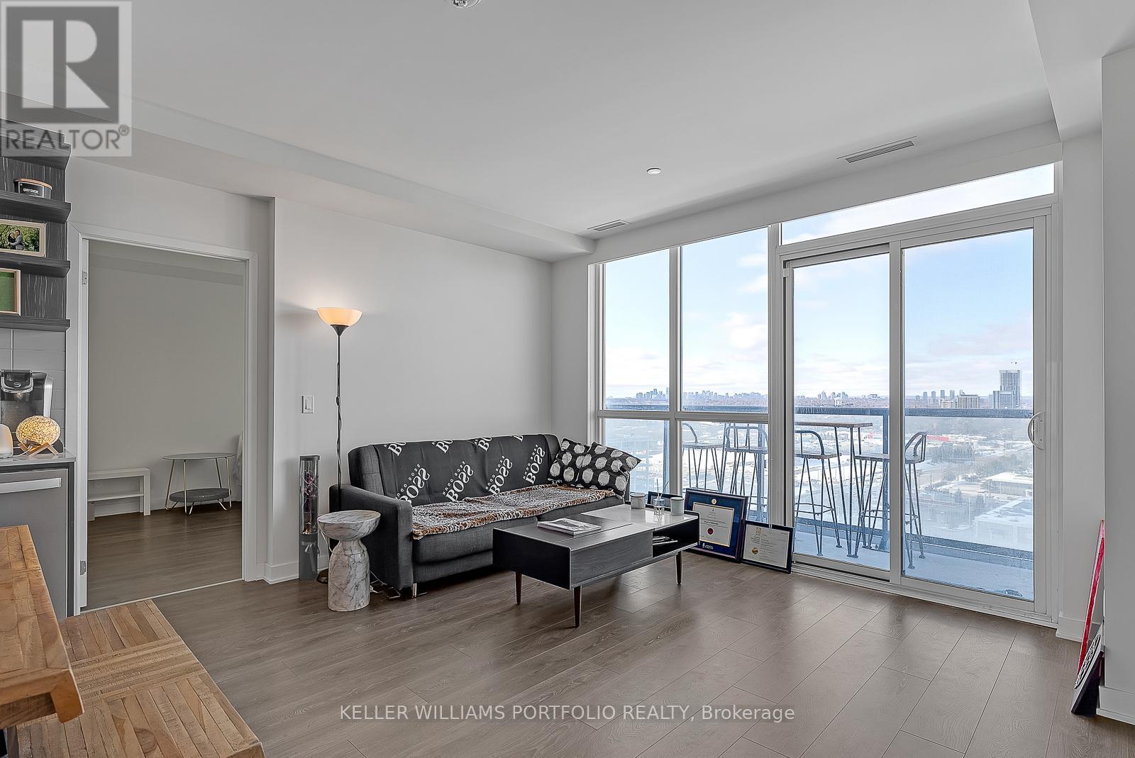 2203 - 6 Sonic Way, Toronto, ON - Indoor Photo Showing Living Room