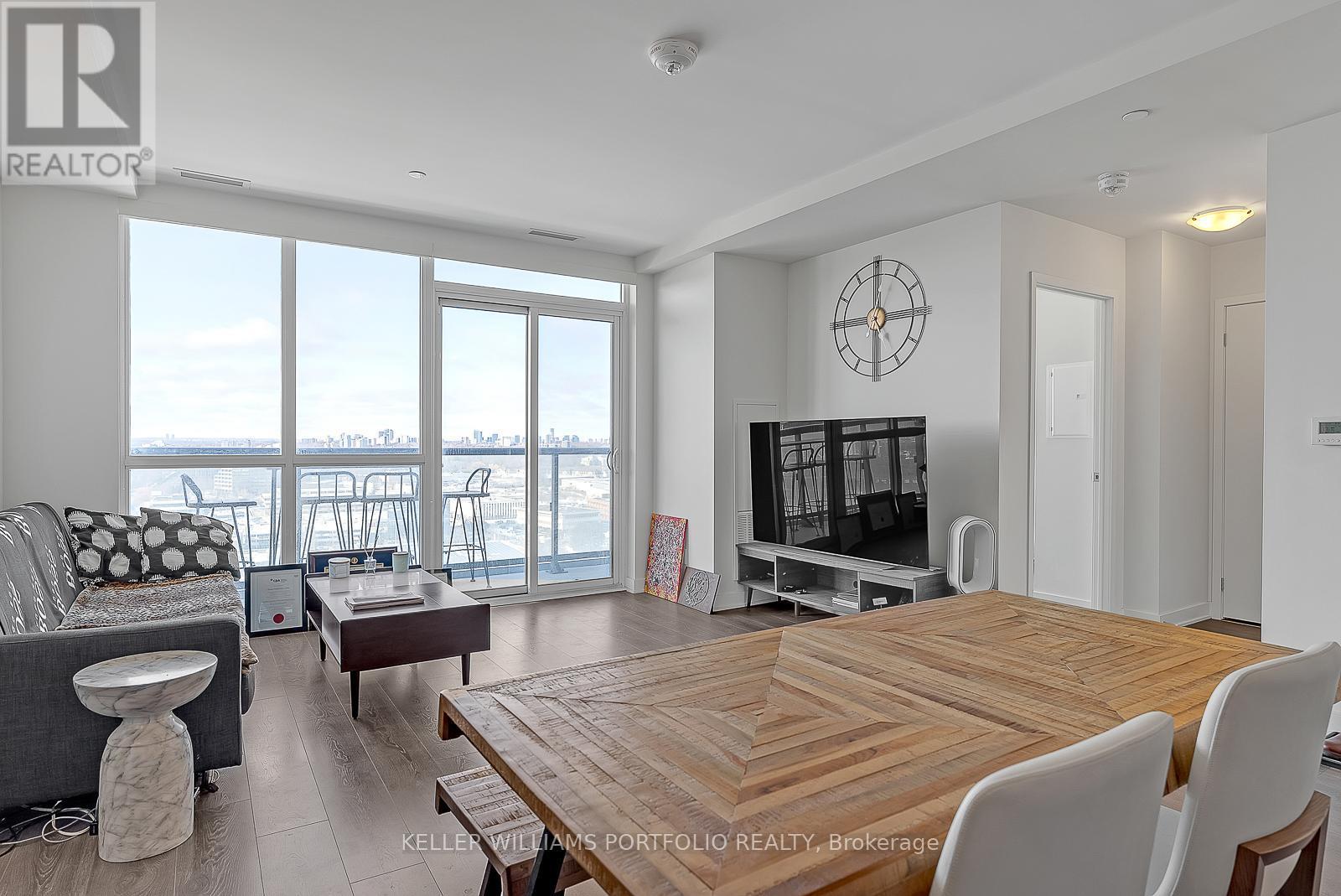2203 - 6 Sonic Way, Toronto, ON - Indoor Photo Showing Living Room