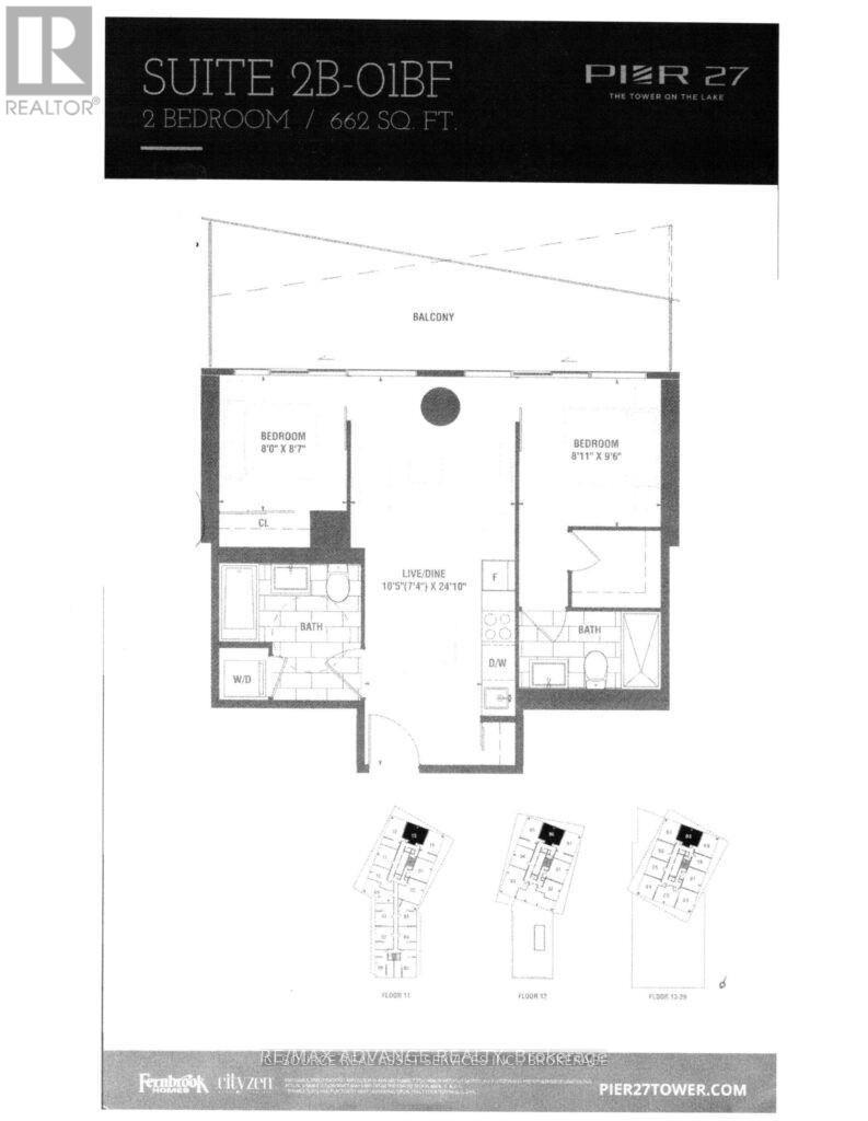 2508 - 15 Queens Quay E, Toronto, ON - Other