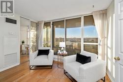 Walk out to balcony w pond view -