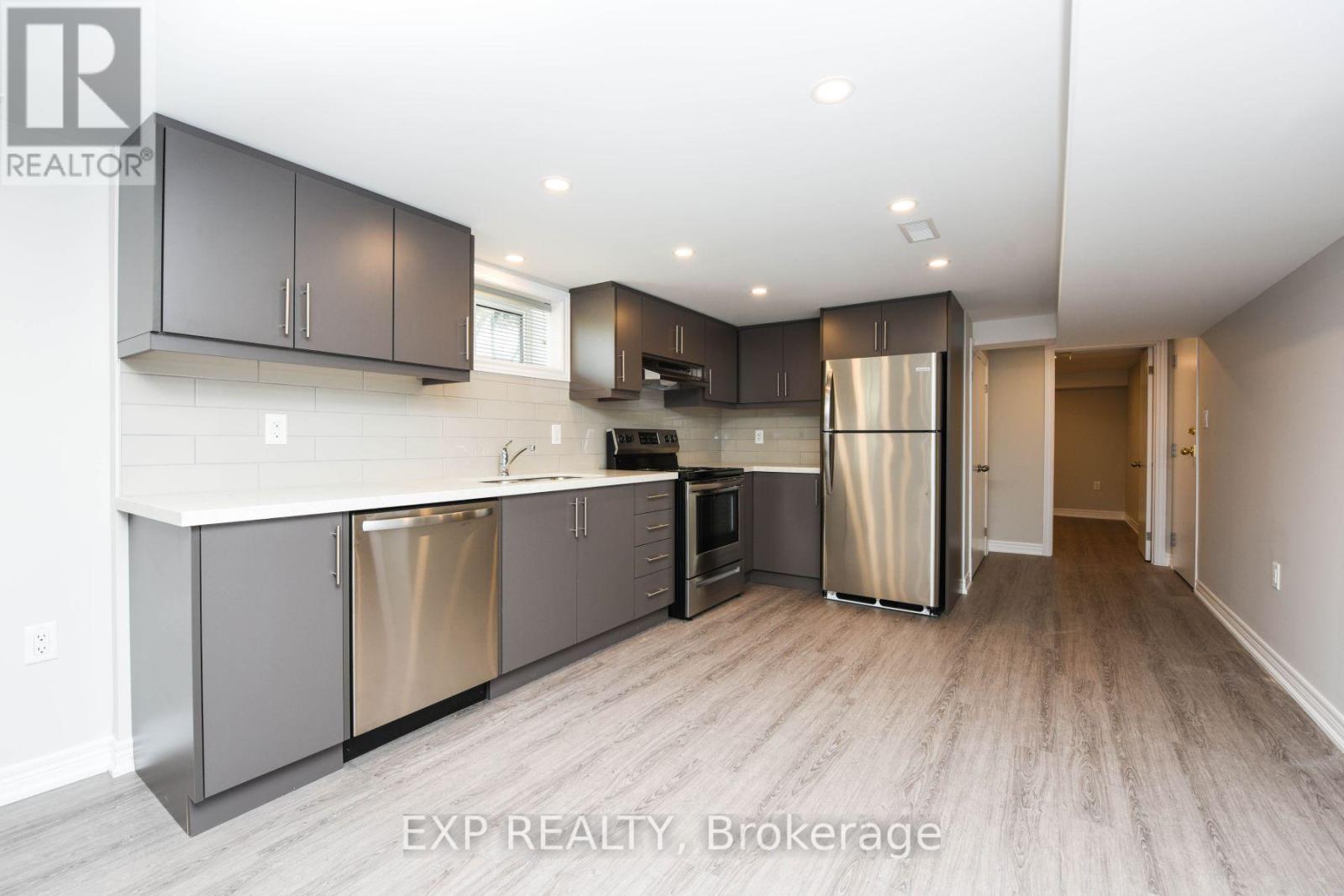 Bsmt Apt - 91 Whitfield Avenue, Toronto, ON - Indoor Photo Showing Kitchen With Stainless Steel Kitchen