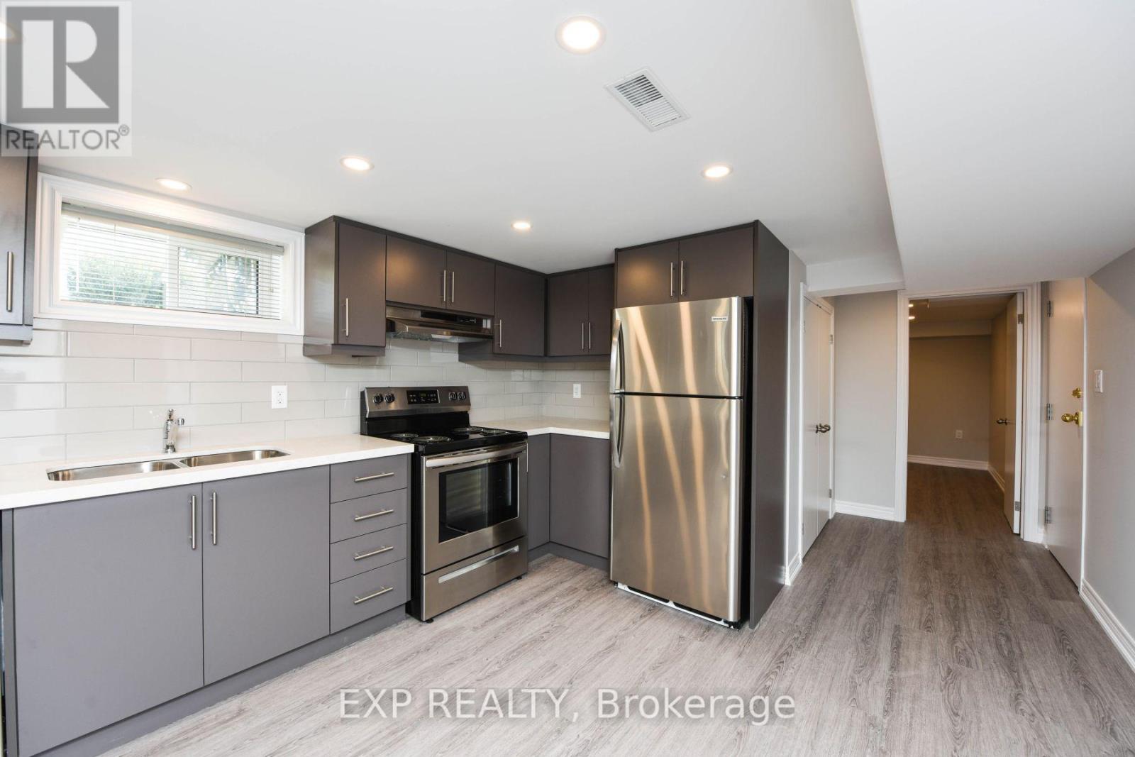 Bsmt Apt - 91 Whitfield Avenue, Toronto, ON - Indoor Photo Showing Kitchen With Stainless Steel Kitchen With Double Sink