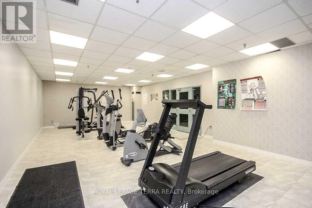 1207 - 4 Lisa Street, Brampton, ON - Indoor Photo Showing Gym Room
