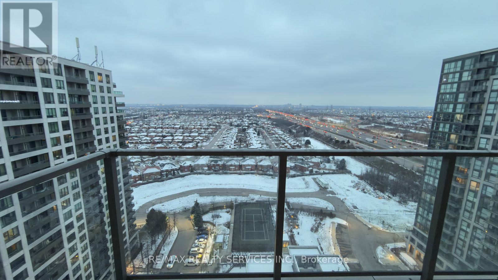 2108 - 339 Rathburn Road W, Mississauga, ON - Outdoor With Balcony With View