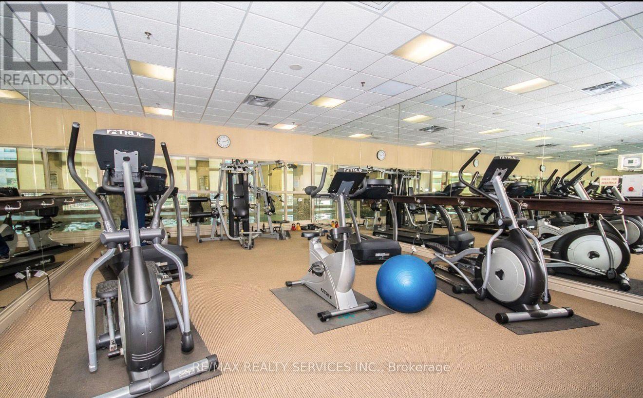 2108 - 339 Rathburn Road W, Mississauga, ON - Indoor Photo Showing Gym Room