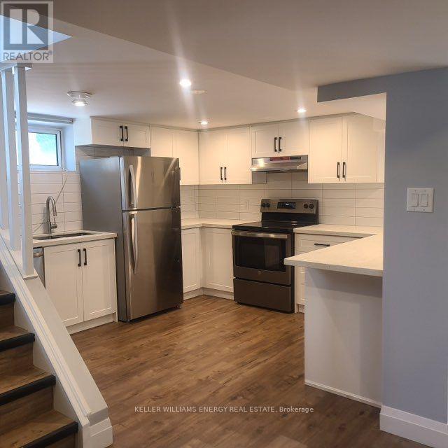 Lower - 454 Drew Street, Oshawa (Central), ON - Indoor Photo Showing Kitchen With Stainless Steel Kitchen