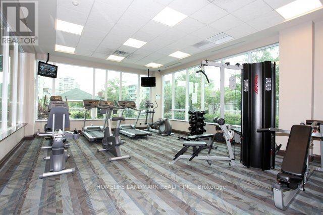 1812 - 3525 Kariya Drive, Mississauga, ON - Indoor Photo Showing Gym Room
