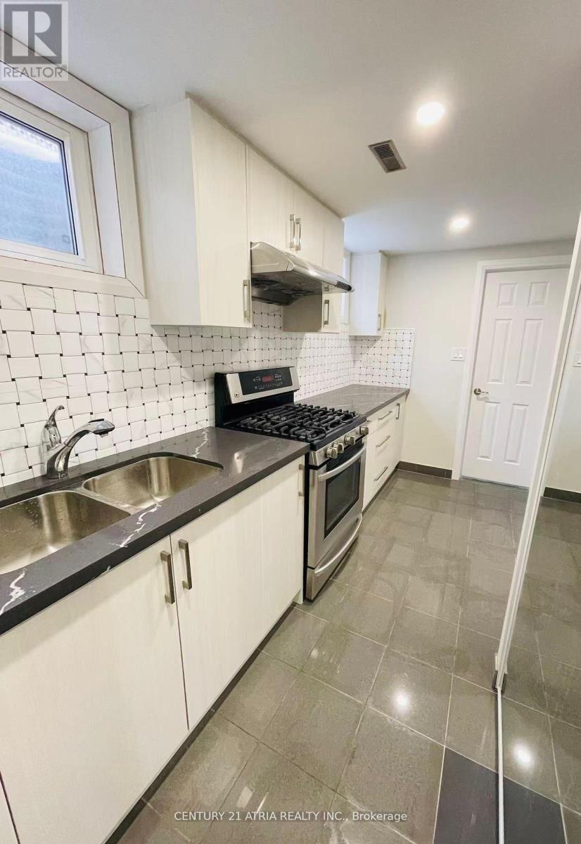 Basement - 3260 Oakglade Crescent, Mississauga, ON - Indoor Photo Showing Kitchen With Double Sink