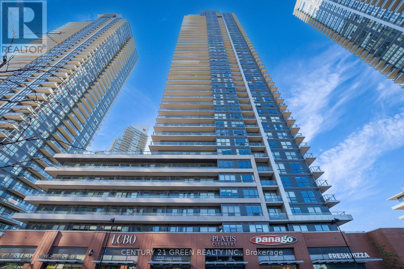 1707 - 2220 Lake Shore Boulevard W, Toronto, ON - Outdoor With Balcony With Facade