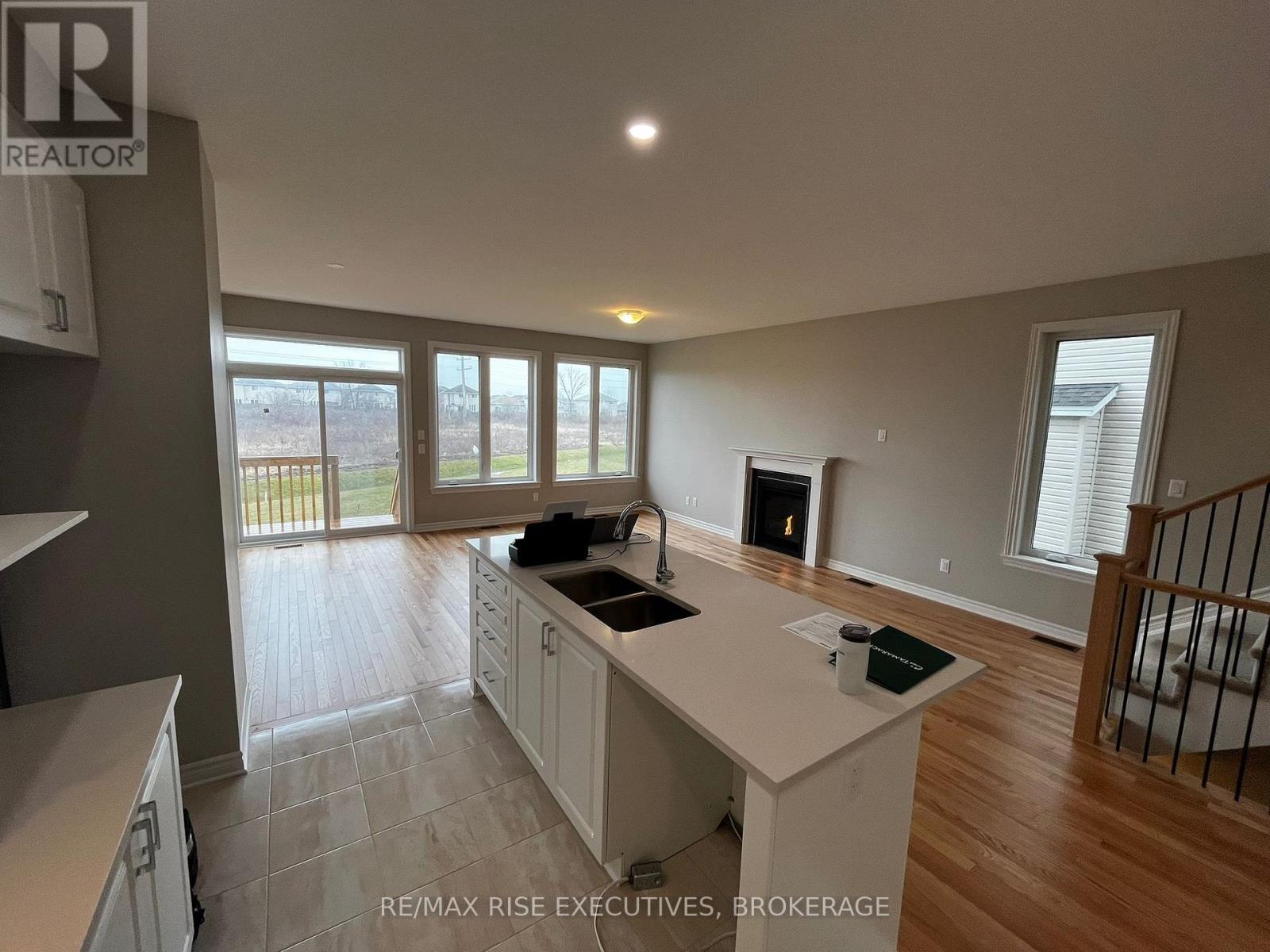 1405 Demers Avenue, Kingston (East Gardiners Rd), ON - Indoor Photo Showing Kitchen With Double Sink
