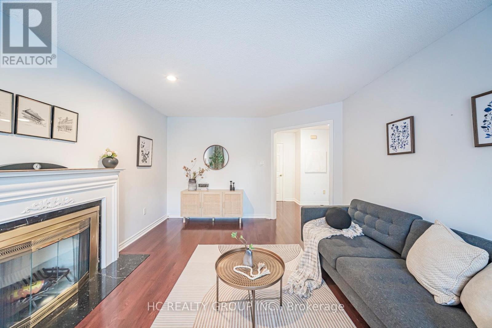 2066 Pineview Drive, Oakville, ON - Indoor Photo Showing Living Room With Fireplace
