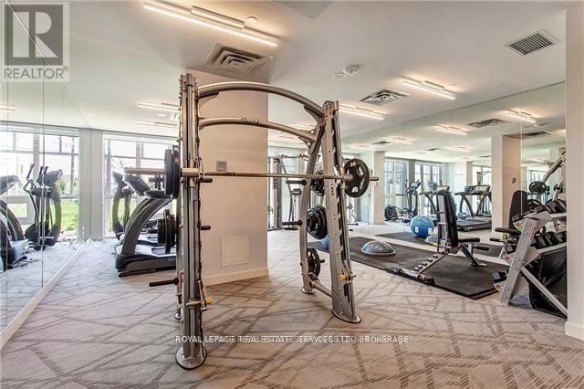 1001 - 4633 Glen Erin Drive, Mississauga, ON - Indoor Photo Showing Gym Room