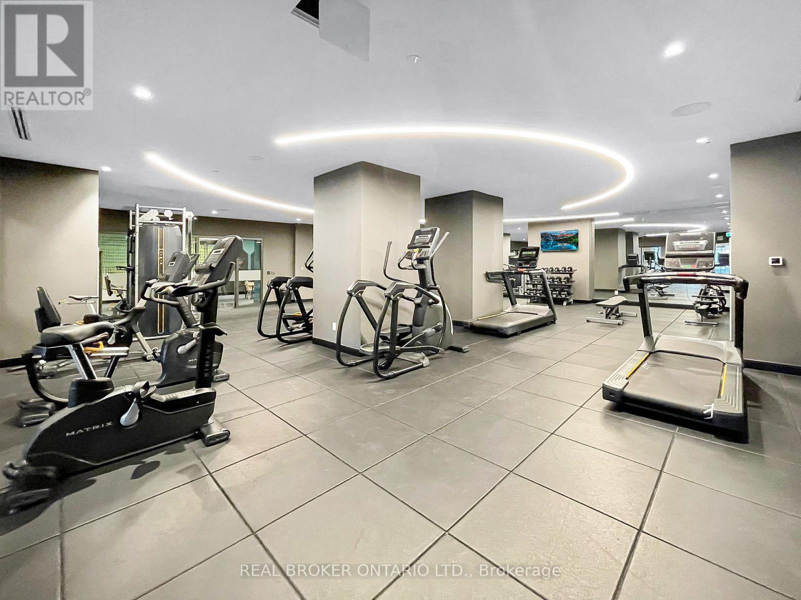 2705 - 286 Main Street, Toronto, ON - Indoor Photo Showing Gym Room