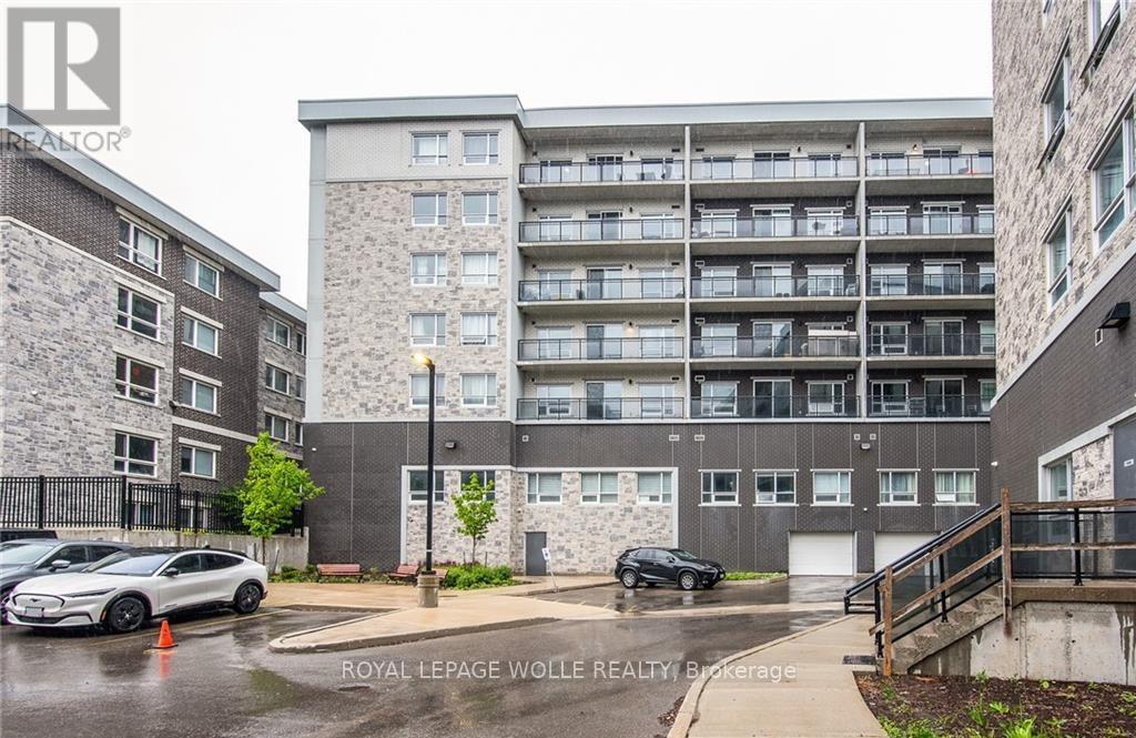 609F - 275 Larch Street, Waterloo, ON - Outdoor With Balcony With Facade