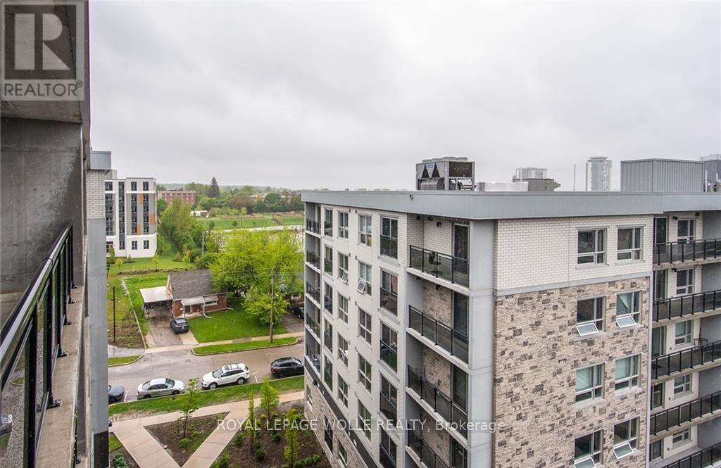 609F - 275 Larch Street, Waterloo, ON - Outdoor With Balcony