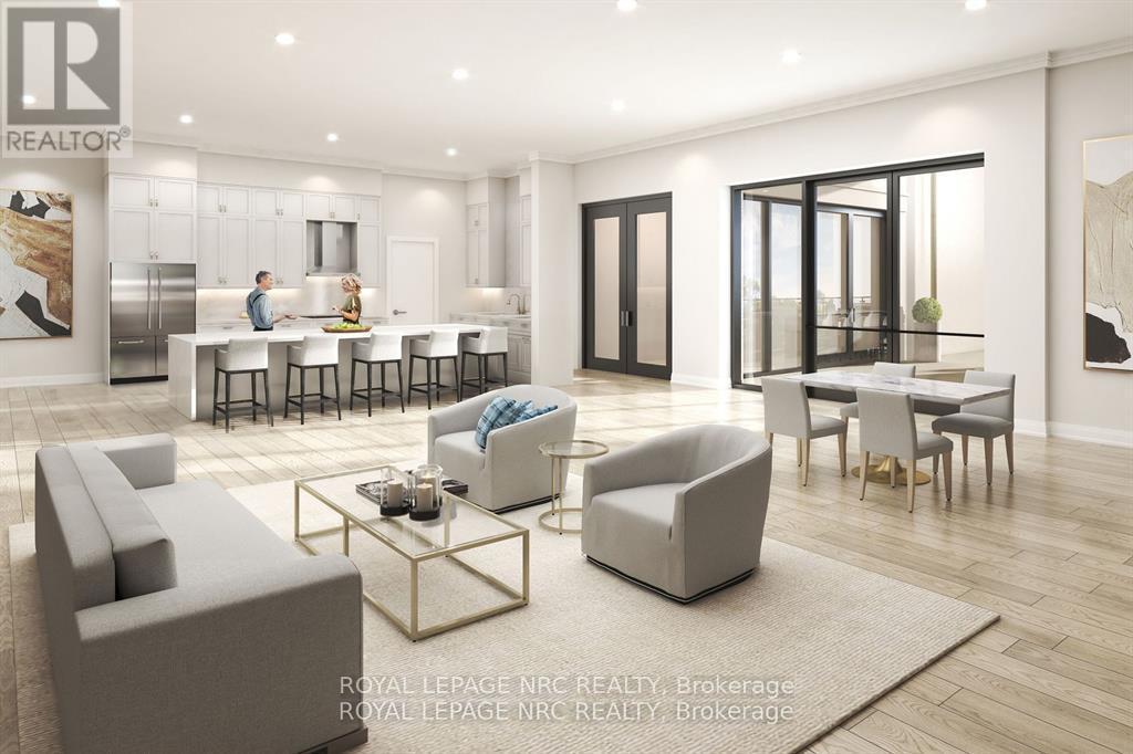 Event Room Rendering - 204 - 2 Arbourvale Common, St. Catharines (Glendale/Glenridge), ON - Indoor Photo Showing Living Room
