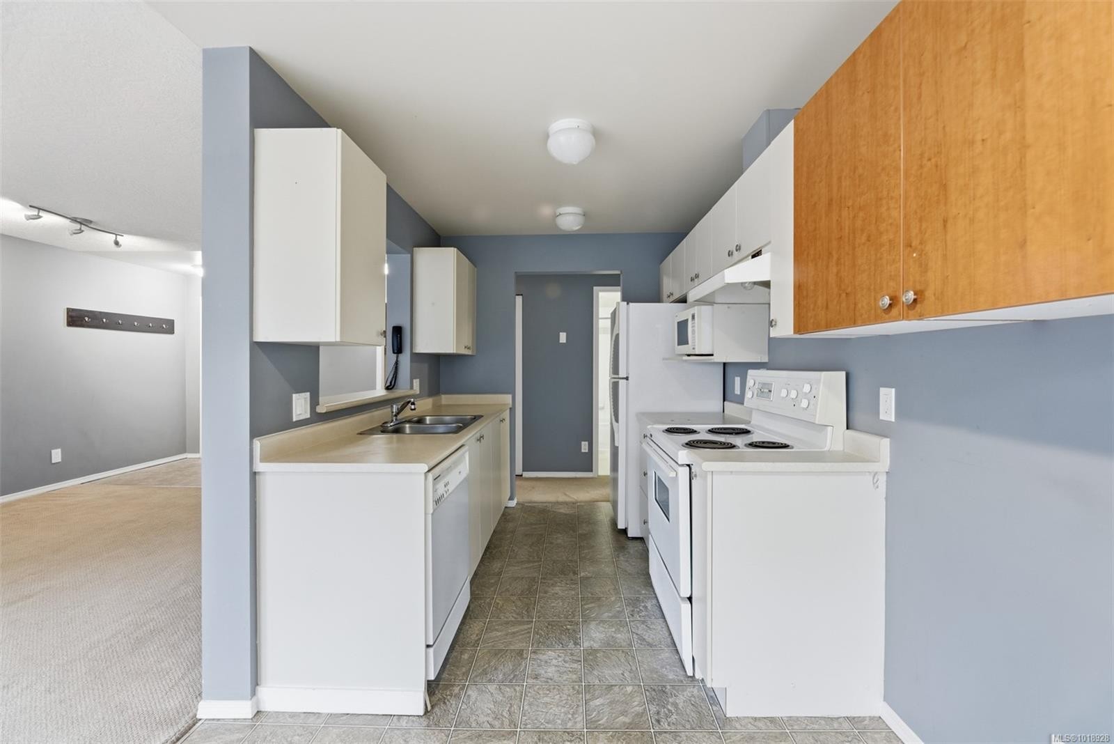 306-894 Vernon Ave, Saanich, BC - Indoor Photo Showing Kitchen With Double Sink